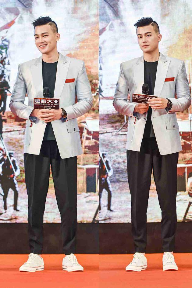 《建军大业》发布会欧豪