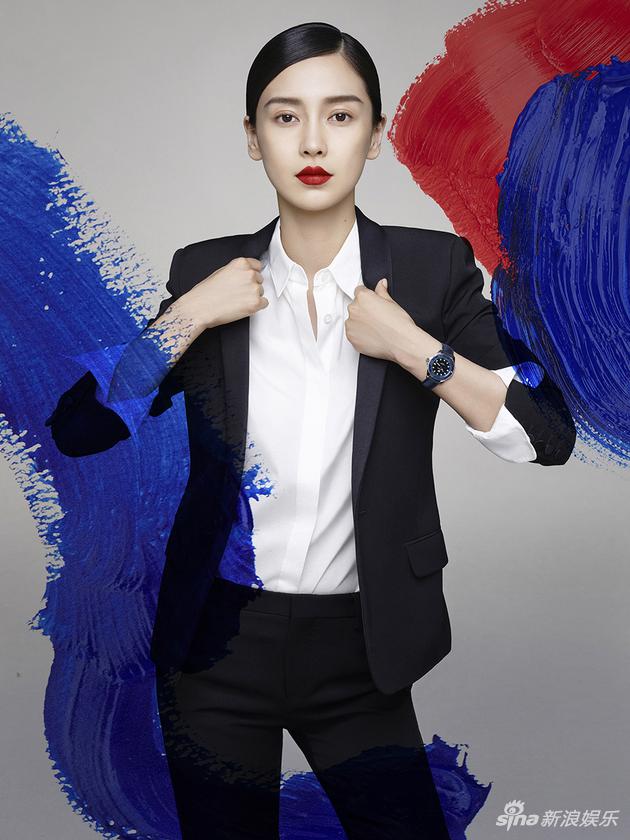 Angelababy任奢侈品全球品牌代言人气场全开