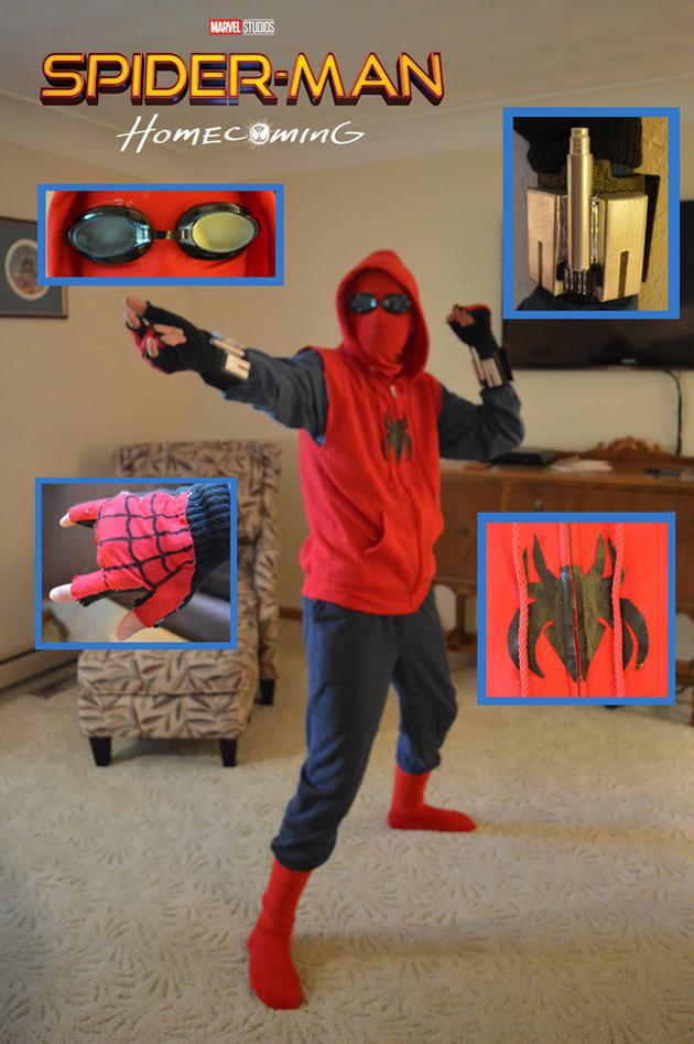 电影《蜘蛛侠：英雄归来》制服DIY活动蜘蛛侠创意拆解