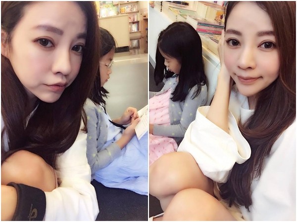 许菲菲有2个宝贝女儿。