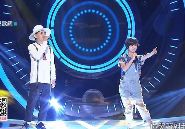 黄子佼、严正岚上《K歌大明星》。