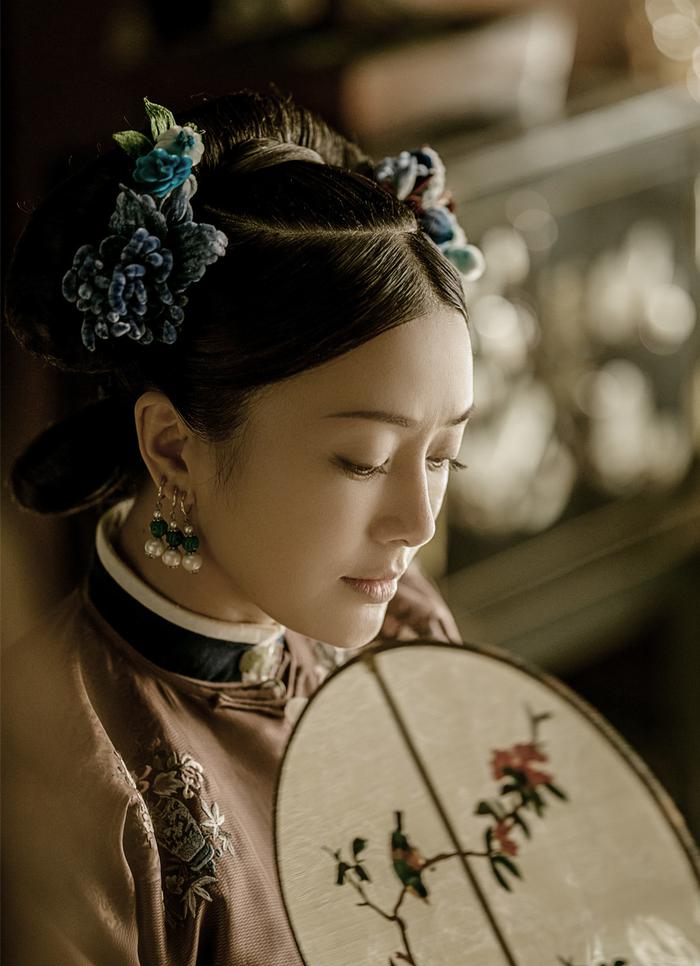 2018年电视剧《延禧攻略》的造型中使用的绒花