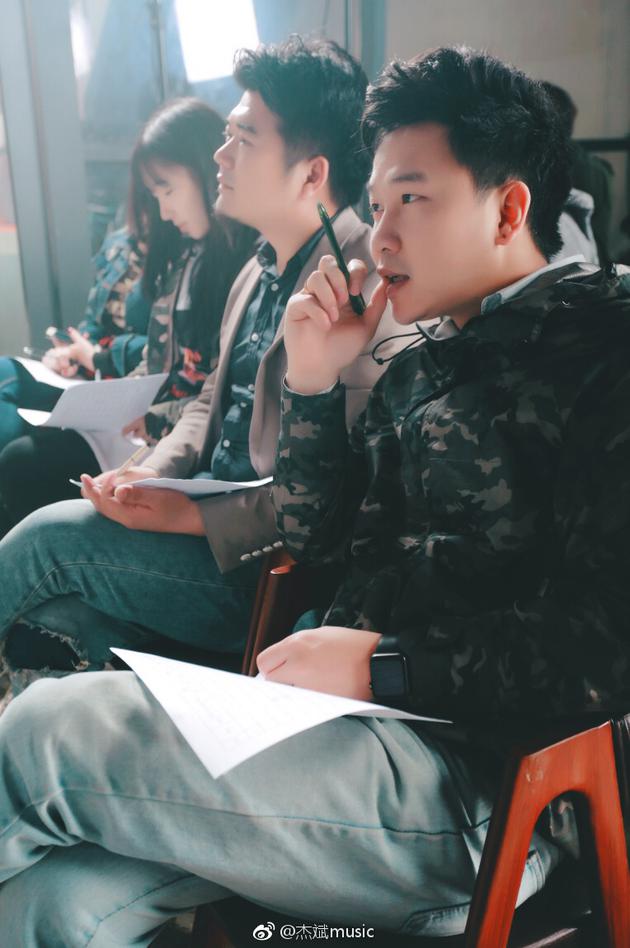 杰斌在工作现场