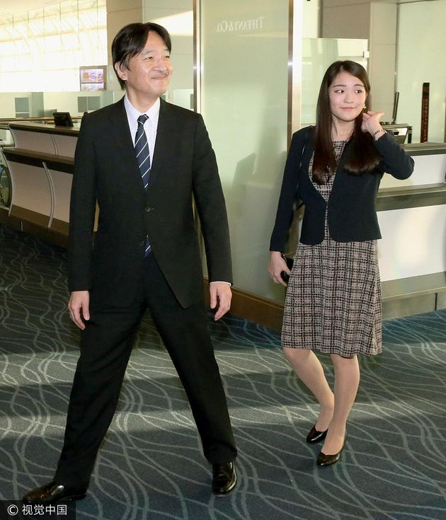 真子公主与父亲秋筱宫文仁亲王