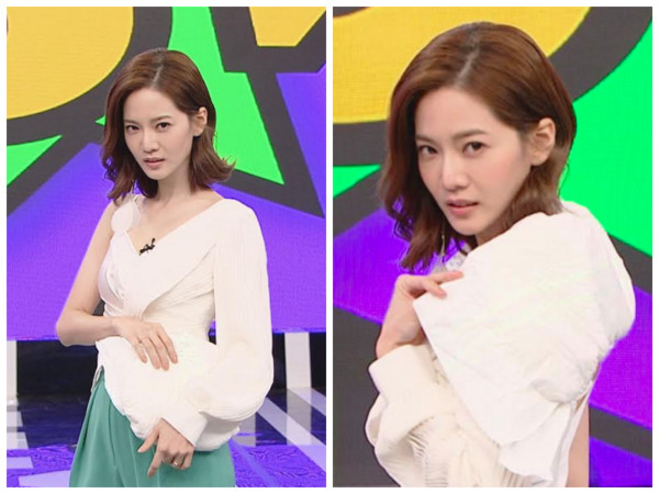 曾之乔录制《娱乐百分百》重现尿布秀