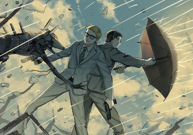 "黄金画手"活动投稿-脸叔蛋蛋并肩作战