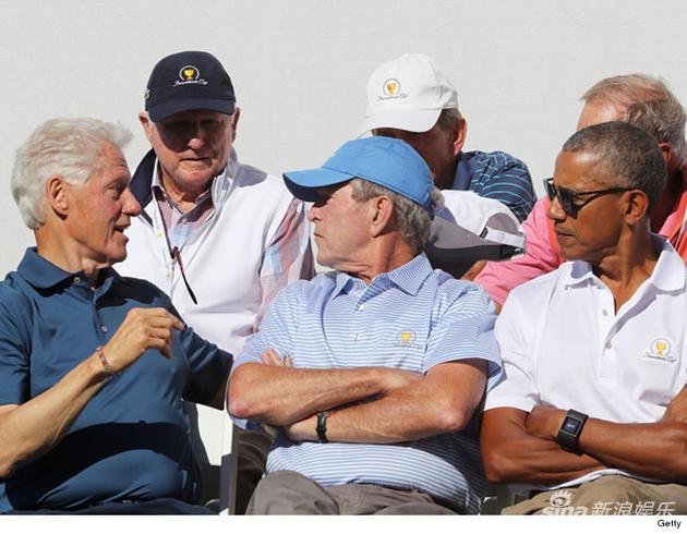 “总统杯”高尔夫球赛事吸引来三前总统2