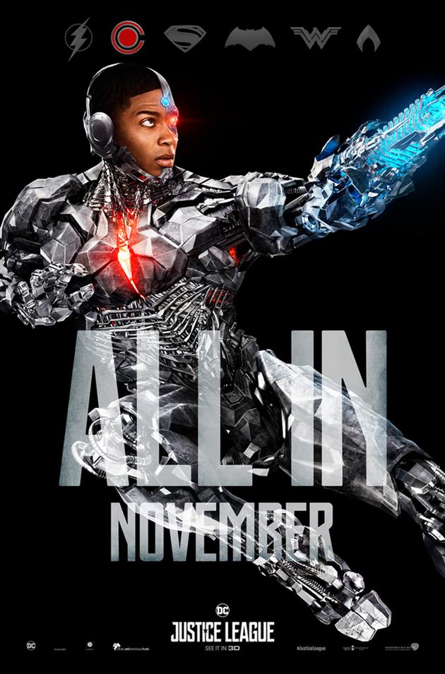 《正义联盟》官方海报 - 钢骨