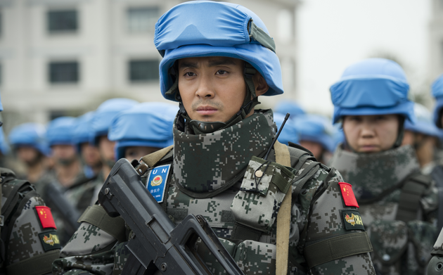 沈浩化身当代维和战士 意气风发帅气吸粉