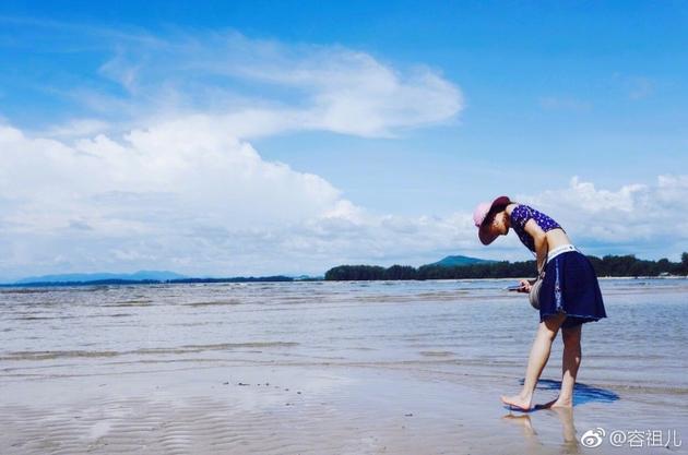 容祖儿晒出海边美照