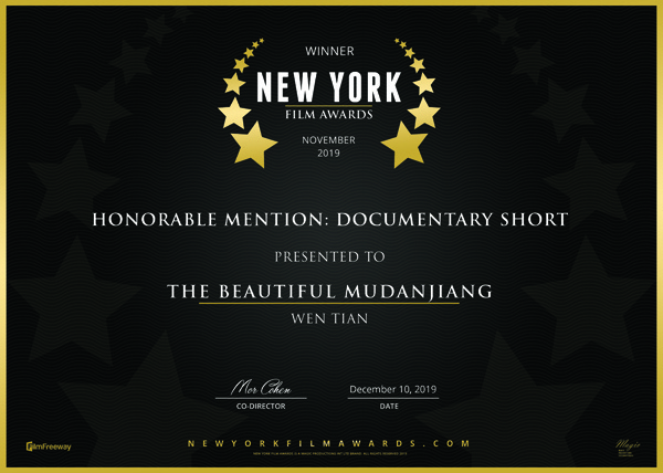 纽约电影金像奖“最佳纪录片大奖”