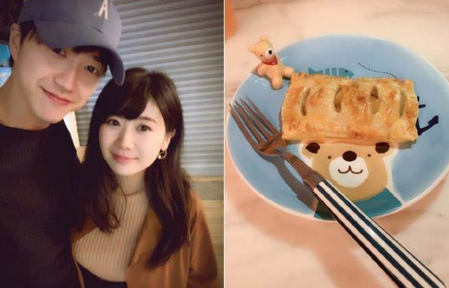 江宏杰赛前与福原喜欢甜美放闪