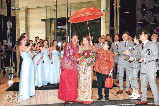 林子善表示接新娘过程比较简单顺利
