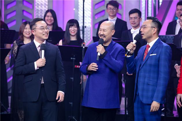 上海彩虹室内合唱团指挥、腾格尔和汪涵