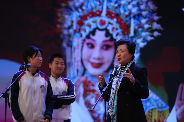 王蓉蓉与通州永乐店中学学生