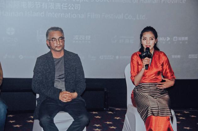 《气球》主创在第二届海南岛国际电影节展映现场