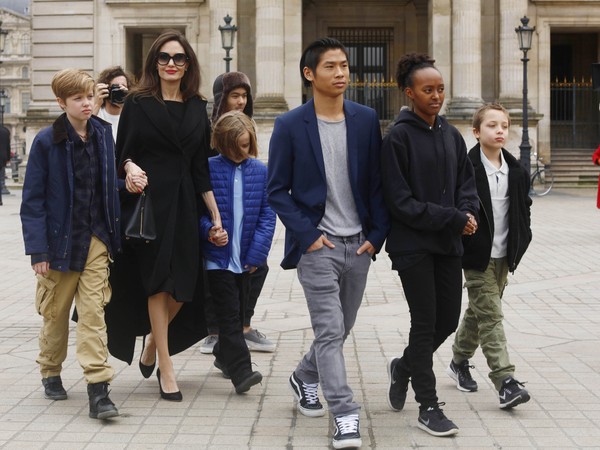 安吉丽娜朱莉与孩子们