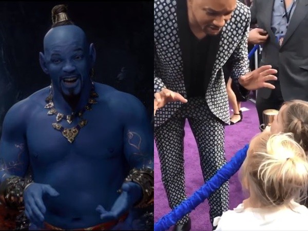 威尔·史密斯(will smith)在迪士尼真人版《阿拉丁》中饰演"神灯精灵"