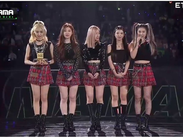 最佳女新人奖：ITZY