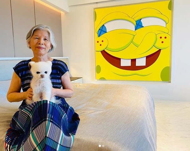  Jay Chou sun photos of his mother 