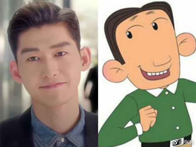 张翰完美诠释大头儿子和小头爸爸