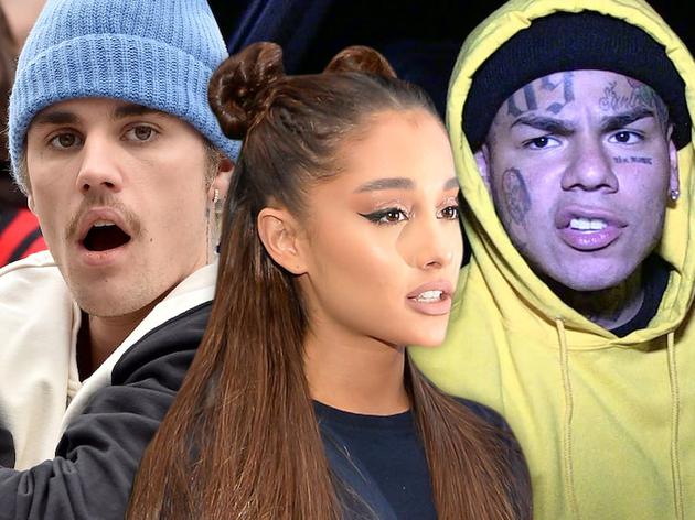 A妹和比伯回击说唱歌手6ix9ine指斥