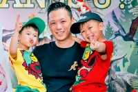 胡杏儿老公晒照为二儿子庆生 3岁奕霖仔对镜头灿笑软萌可爱