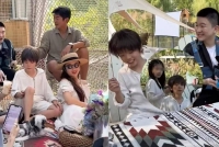 霍思燕杜江带嗯哼与张大大聚会 二胎女儿疑似露面