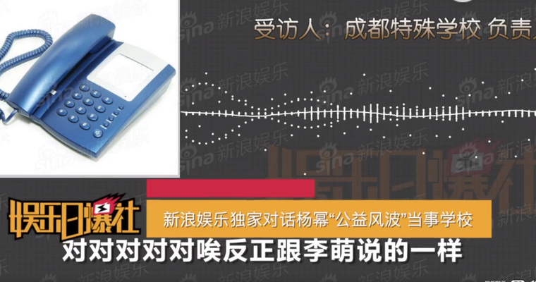 对话杨幂公益风波当事学校