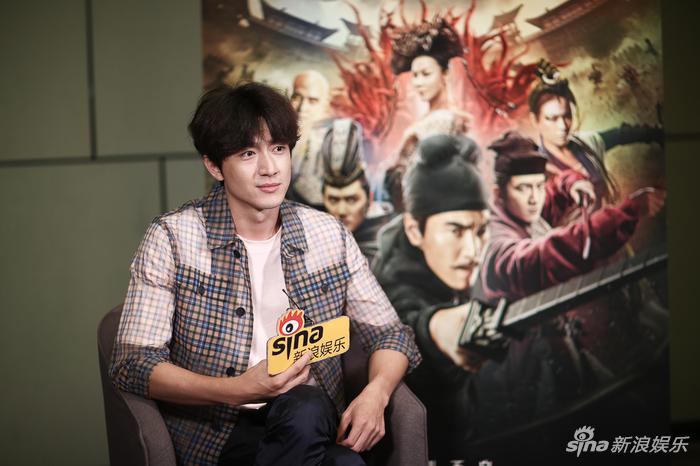 新浪娱乐对话“沙陀忠”（摄影/王博）