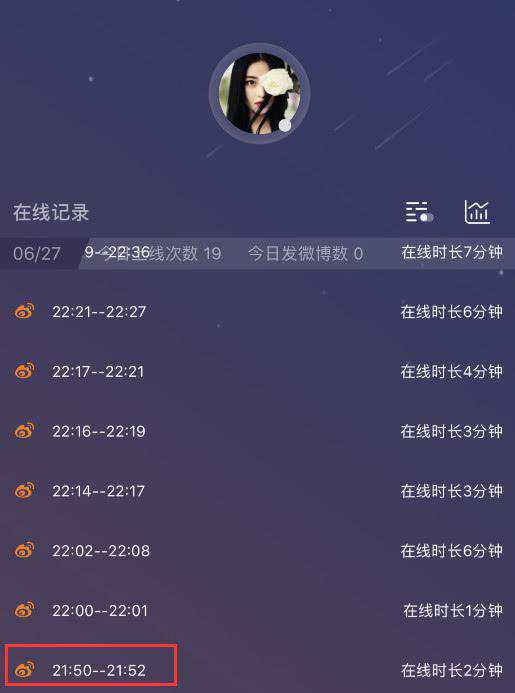 张馨予上线记录