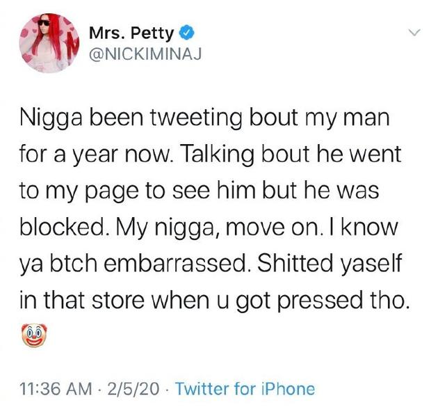 麻辣鸡奚落前任Meek Mill是幼丑