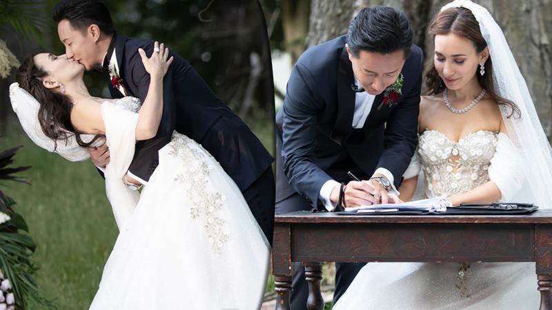 独家:韩庚卢靖姗婚礼现场众人见证下注册结婚