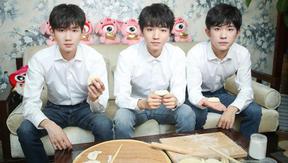 TFBOYS分享成年感受 亲手包饺子