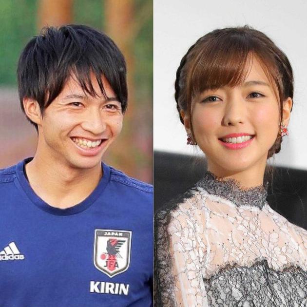 日女星真野惠里菜正式宣布将嫁足球运动员柴崎岳 手机新浪网