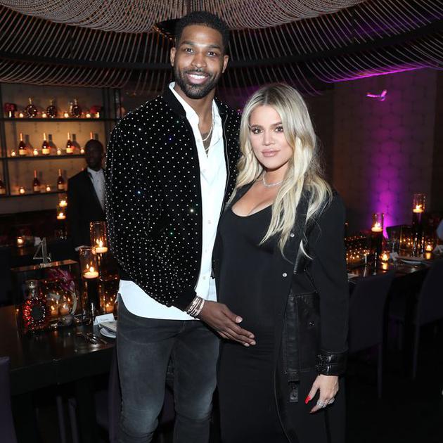 科勒卡戴珊（Khloe Karshian）与篮球明星特里斯坦汤普森（Tristan Thompson）