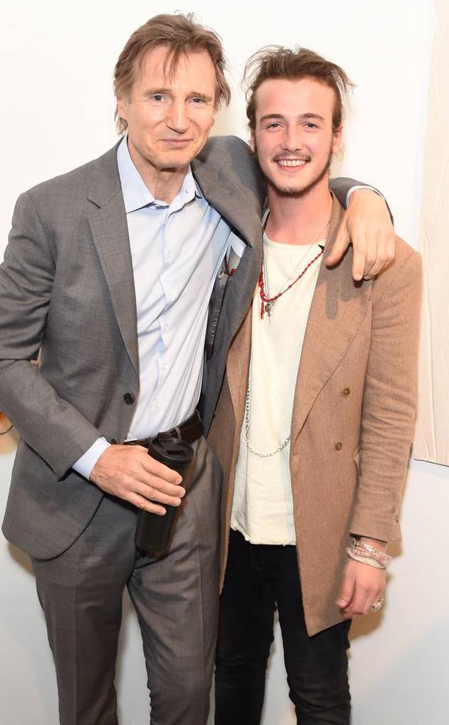 连姆·尼森和儿子迈克尔·理查德森