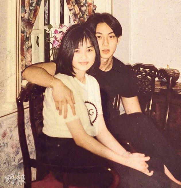 吴尊上载24年前与林丽吟拍拖搭膊的甜蜜照