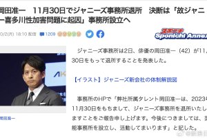 冈田准一退出杰尼斯 将设立事务所进行活动封面图