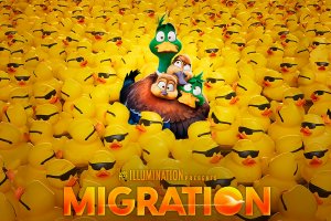 欢乐一家鸭 动画片《飞鸭向前冲》发布海报封面图