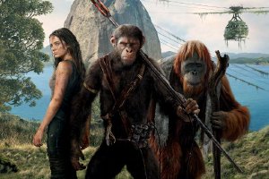 《猩球崛起：新世界》发新海报 人猿合作冒险封面图