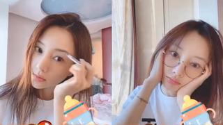 李小璐素颜教美妆
