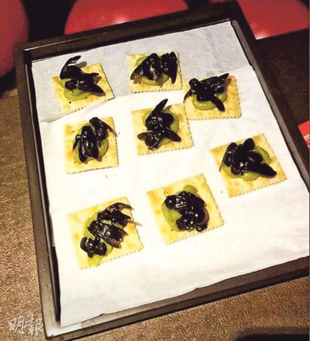 兄弟团要吃加了日本芥末的咸竹蜂