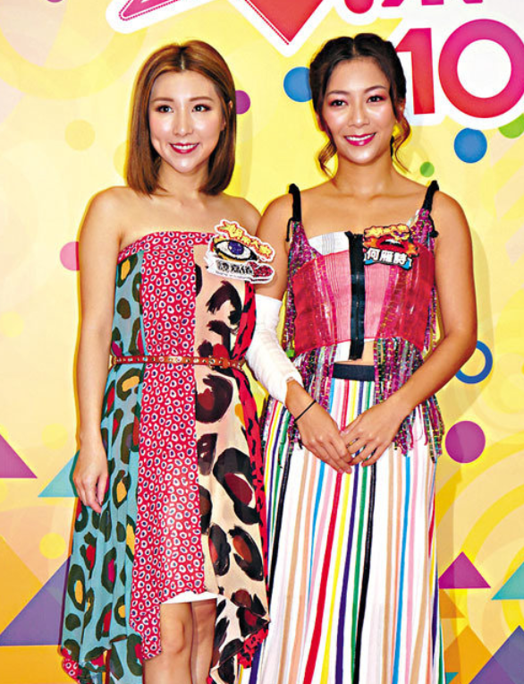 何雁诗(右)自称今年容易受伤