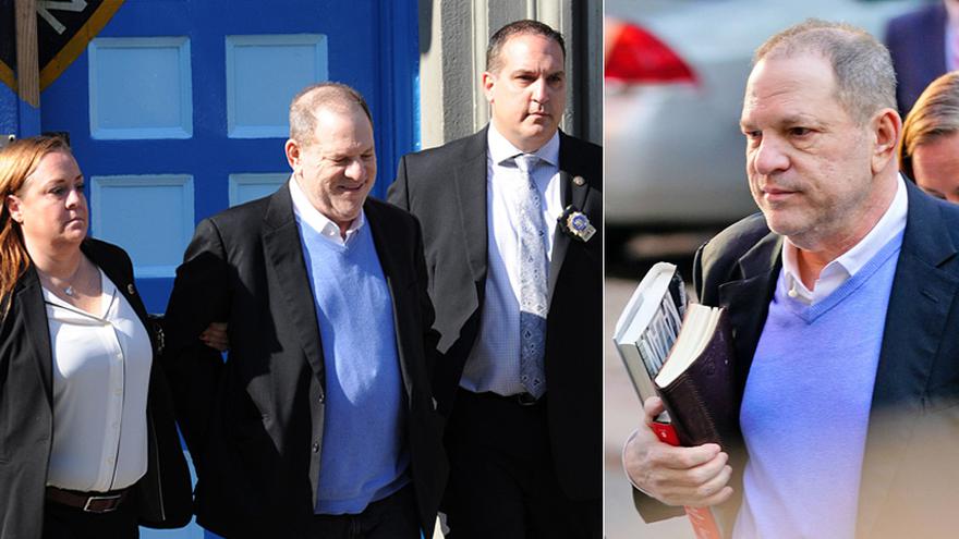 性侵门主角韦恩斯坦自首 遭媒体围堵竟面露笑容