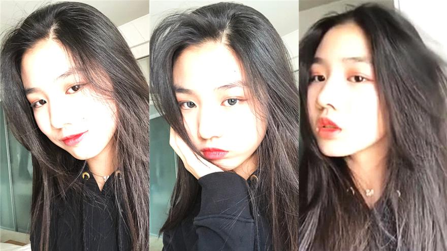 14岁的少女！汪峰大女儿“小苹果”散发红唇抿舌头