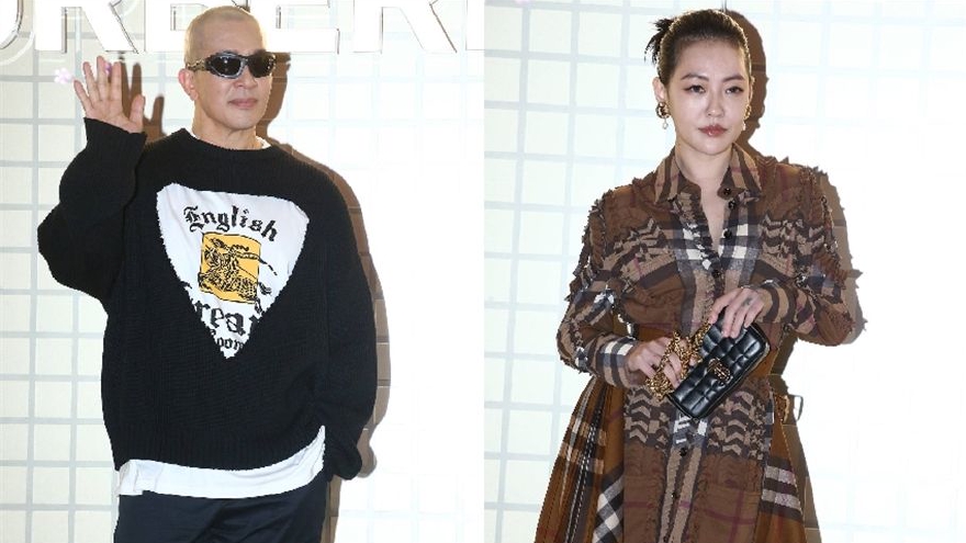 小S具俊晔出席同场活动 凹造型任拍状态好