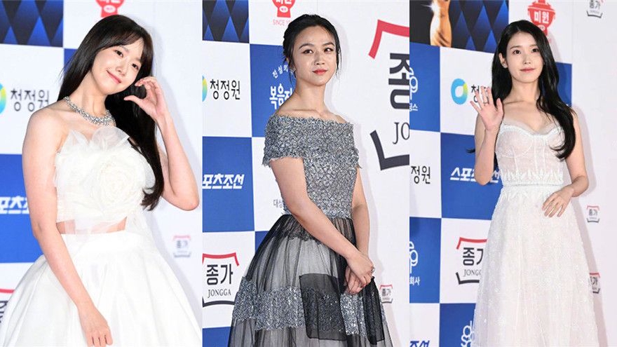 第43届青龙电影奖红毯 汤唯IU林允儿等众星闪耀亮相