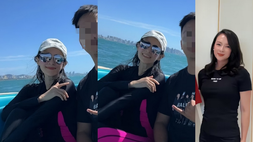 章子怡三亚度假尾波冲浪 被赞身材管理优秀没架子