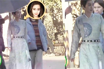 杨颖女扮男装英姿飒爽